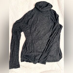 Saturday Sunday Charcoal Gray Turtleneck Sweater // Sz XL